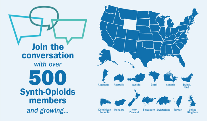 Join the conversation with over 500 Synth-Opioids members and growing...